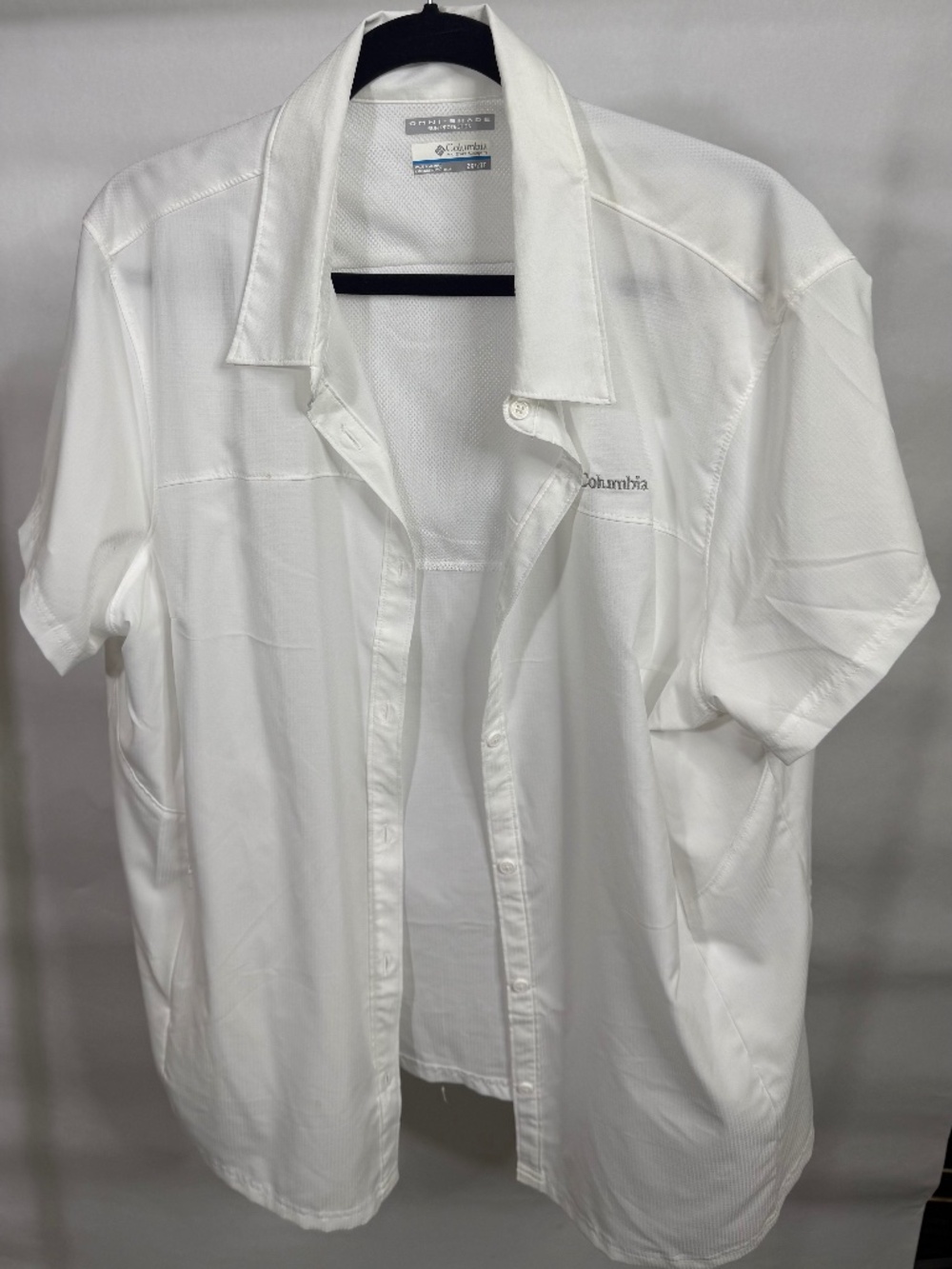 Columbia Omni-Shade Shirt 2X White